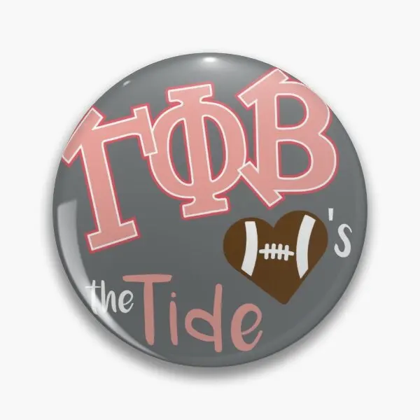 

Gamma Phi Loves The Tide Customizable Soft Button Pin Women Badge Fashion Collar Metal Gift Clothes Creative Brooch Hat Cartoon