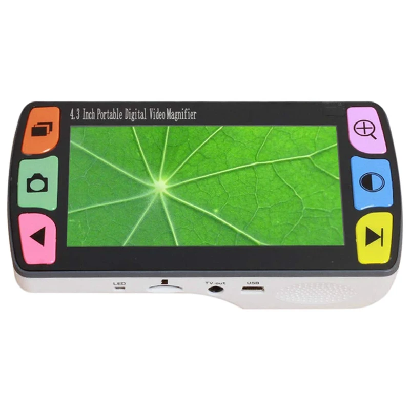 4 3 Inch Portable Video Digital Magnifier Electronic Reading Aids With Multiple Color Modes 6X 