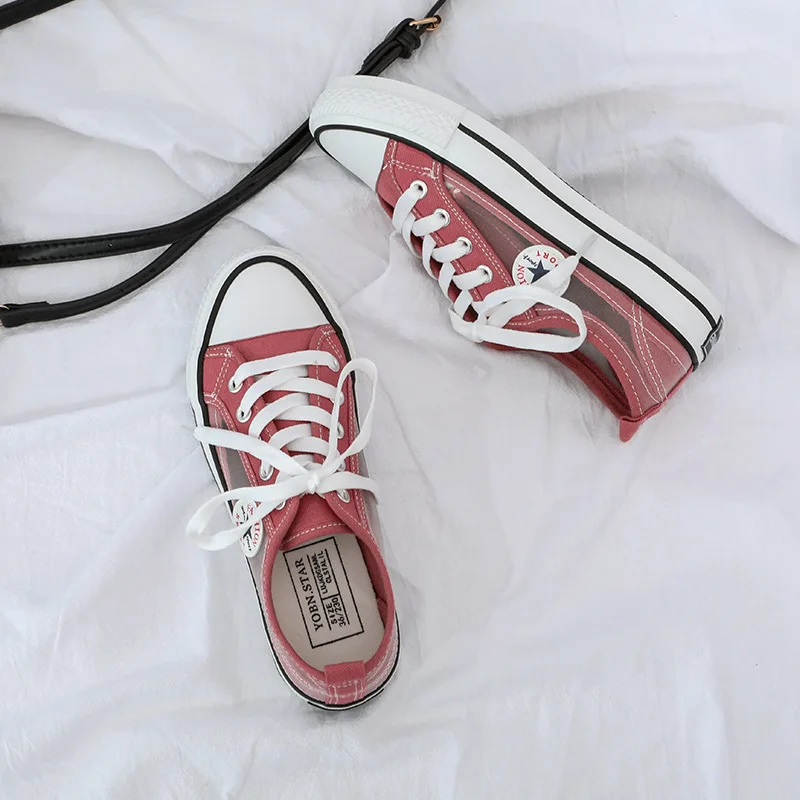 

Canvas Shoes Women's 2019 New Style Students Korean-style Breathable Summer Network Shoes Women's Mesh Online Celebrity Trendy S
