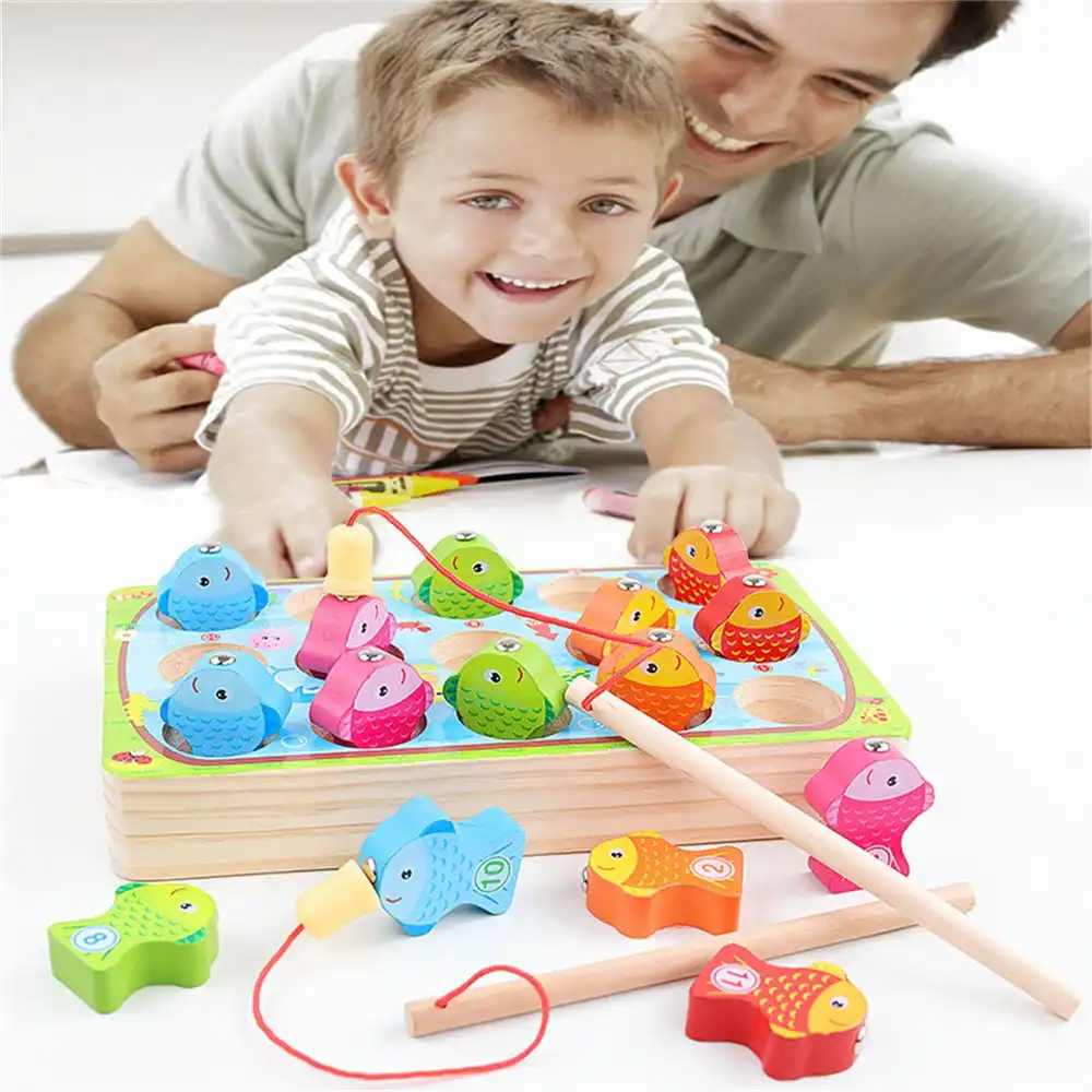 magnetic fishing toy set