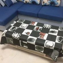 Винтажная Европейская скатерть с принтом Fornasetti, водонепроницаемая, Классическая, шахматная доска, покрытие для стола, декор для гостиной, столовая скатерть