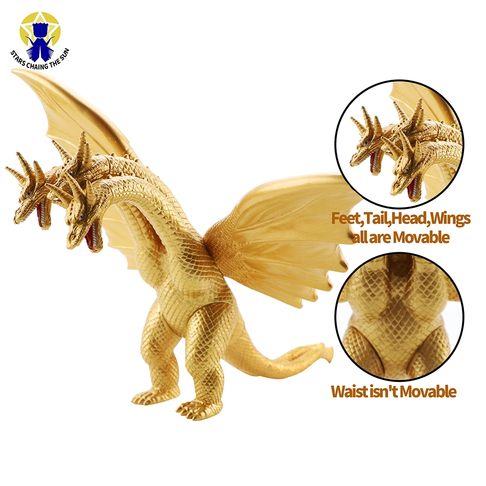 20 см Большой Kaiju Аниме фигурки мех Скелет динозавр фигурка ПВХ игрушка Brinquedos для