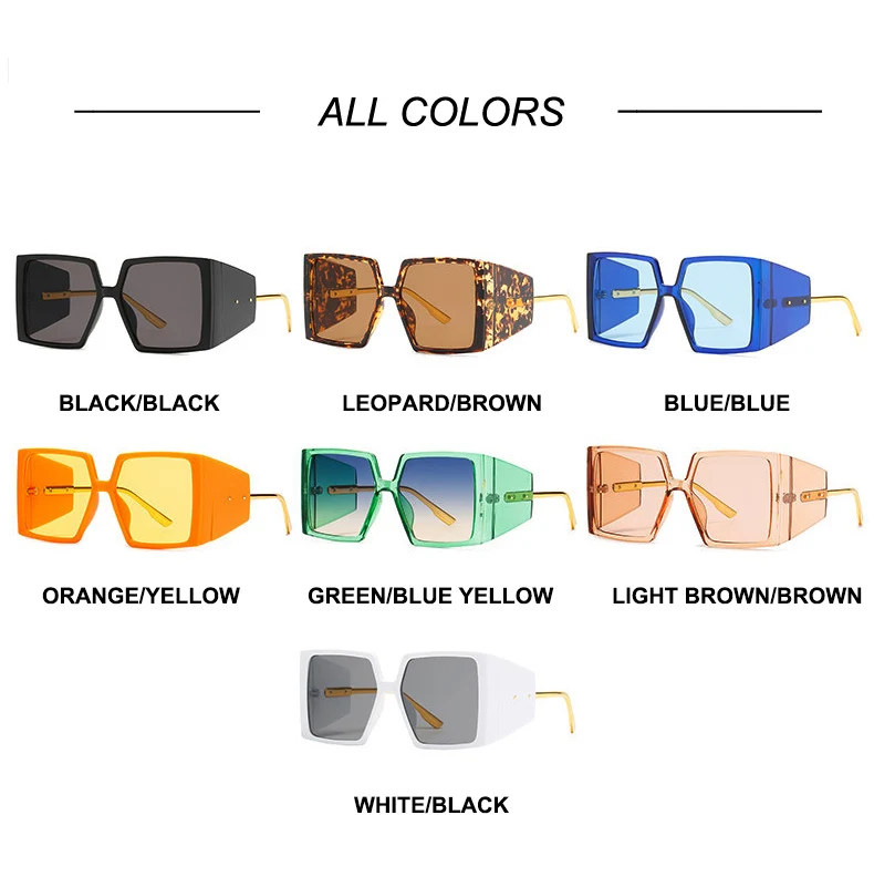 oversized square sunglasses OEC CPO Vintage Punk Square Sunglasses Women Brand Oversized Steampunk Sun Glasses For Men Retro UV400 Oculos Lunette De Soleil big black sunglasses