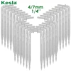 KESLA 50X Transparent Bend Arrow 1/4'' 4/7mm Hose Dripper Drip Emitter Water Saving Sprinkler Garden Micro Irrigation Greenhouse 1
