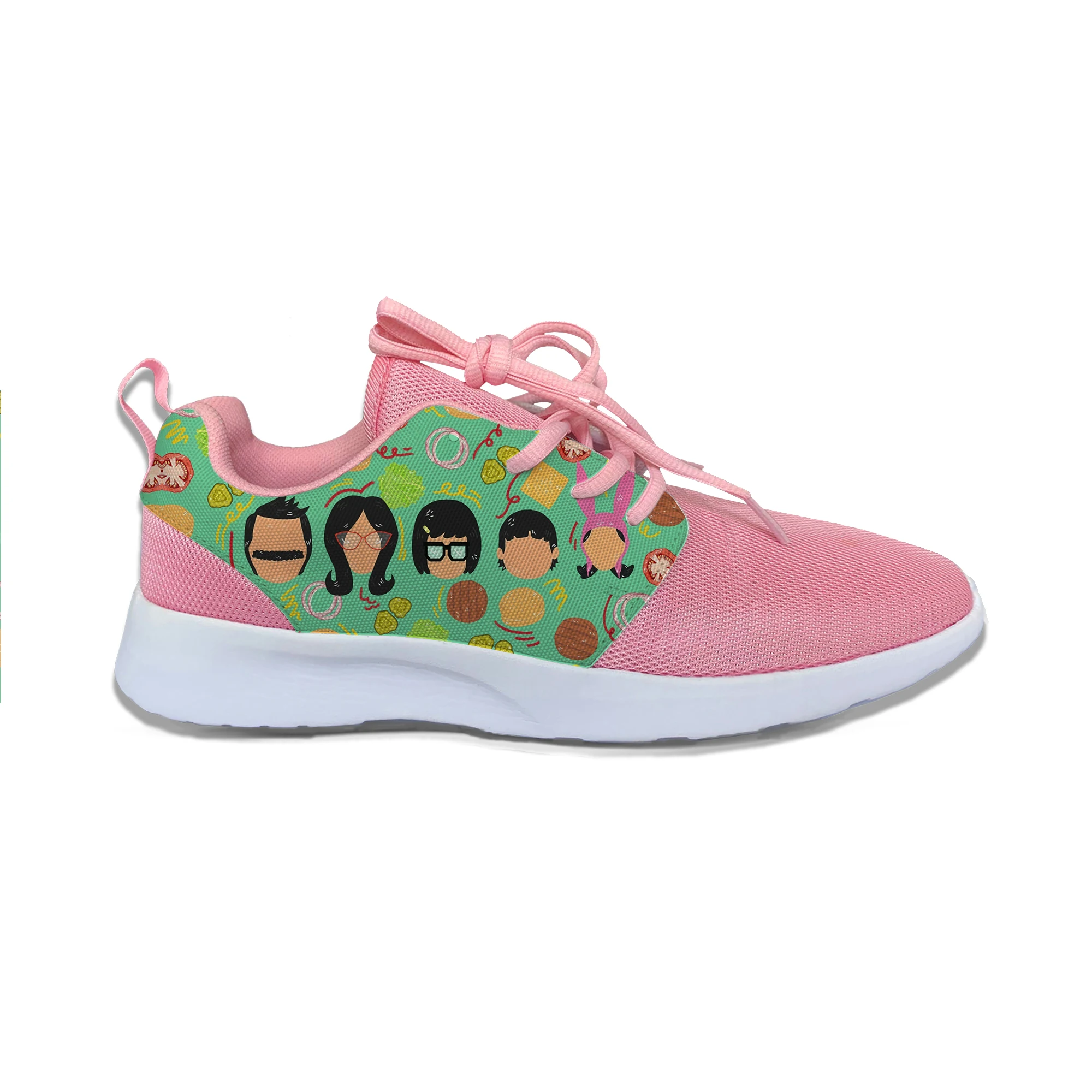 Bobs Burgers/популярные милые детские спортивные кроссовки для бега; повседневные дышащие кроссовки; подарок для мальчиков и девочек