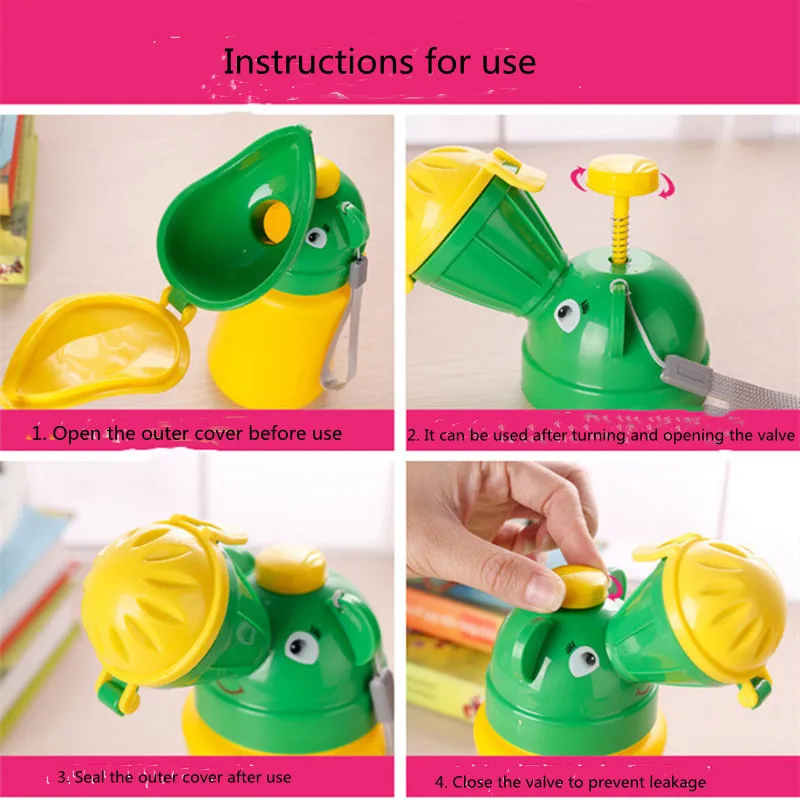 Portable baby urinals, leak-proof emergency toilets, suitable for camping cars and children's toilet training