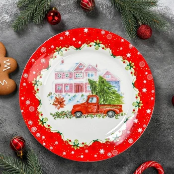 

Dining plate "New year's magic", 27x2, 5 cm
