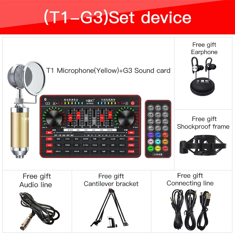 PC External Usb Sound Mixer Board For Live