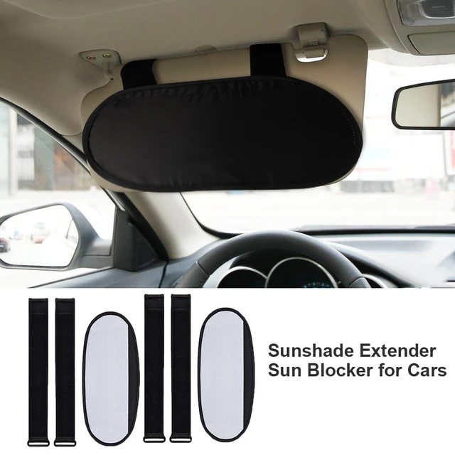 High-quality Car Sun Visor Extender Auto Zipper Retractable Durable  Extension Adjustable Automotive Interior Sun Protection - AliExpress