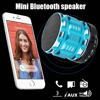 

Mini Wireless Portable Bluetooth Speakers Crack LED USB Radio FM MP3 Stereo Sound Speaker For Computer Mobile Phone