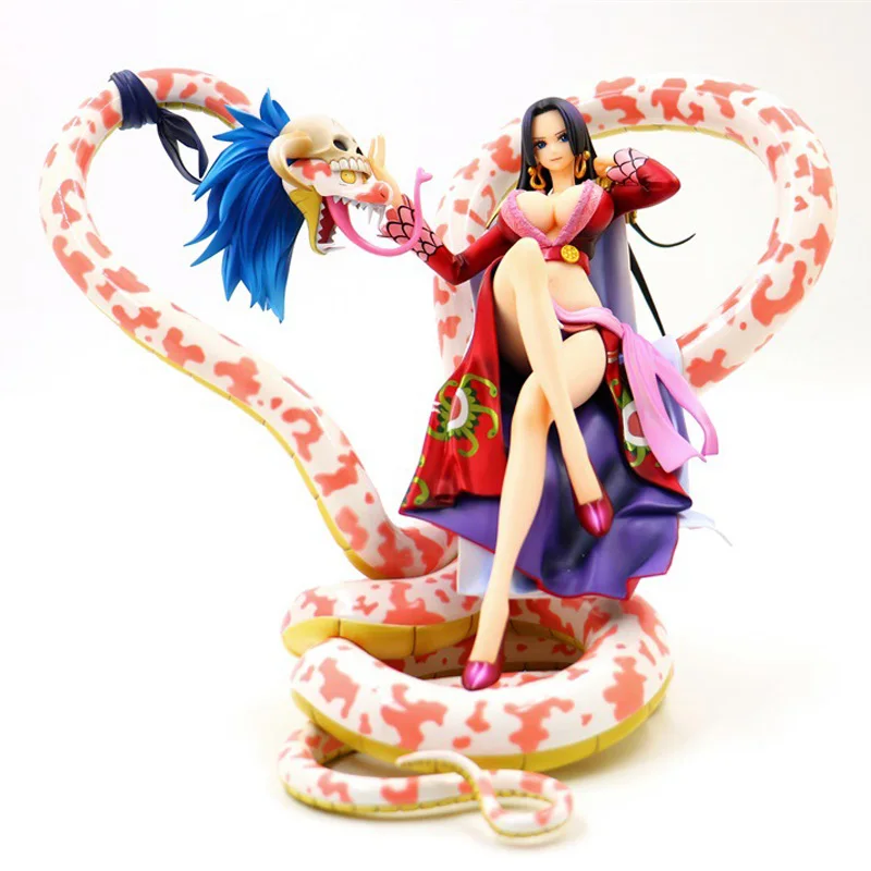 

22cm Japan Anime Figures ONE PIECE Sexy Pirate Boa Hancock Action Figure Toys Model Decoration Collectors Edition Dolls gifts
