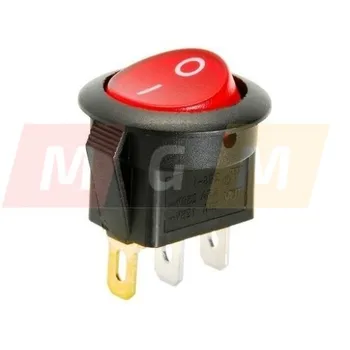 

Round switch for 2 positions, 3 contacts with illumination for 12 V (yellow)