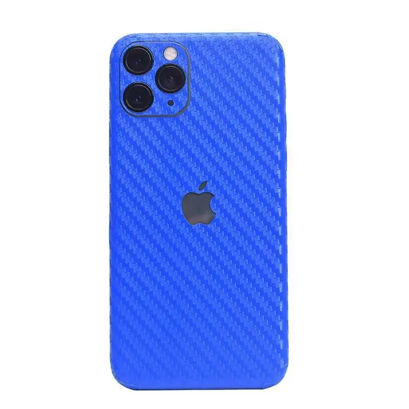 10 шт. для iphone 11 pro max 3D градиентная углеродная волокно задняя крышка на весь корпус наклейка кожа телефон защитная наклейка пленка для iphone 11