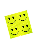  One Piece Prismatic Sheeting Reflective Smiley Face for Car Free Shipping 