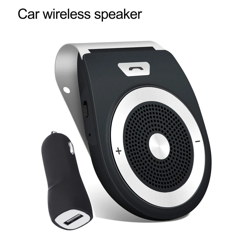 Автомобильный bluetooth-комплект, громкая связь, динамик, телефон, поддержка bluetooth 4,1 EDR, беспроводной автомобильный комплект, Авто мощность, мини-козырек, можно громкой связи