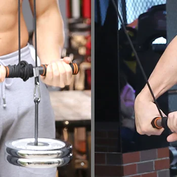

Body Building Wrist Forearm Strength Training Equipment Pulley Accessories Workout Home Indoor Sports Arm Gym For Dumbbell