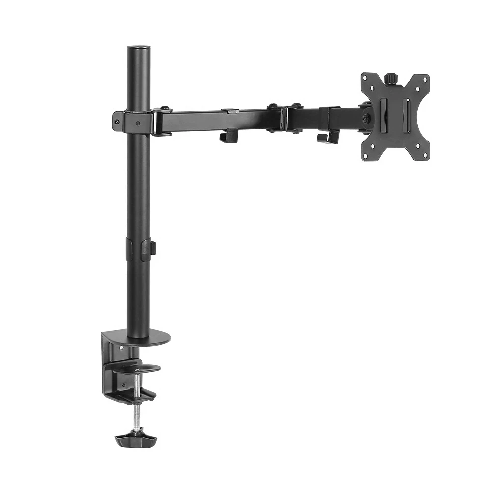 

Single LED Monitor Arm Stand Display Bracket Holder LCD Screen Display With Adjustable Height And Detachable VESA Plate