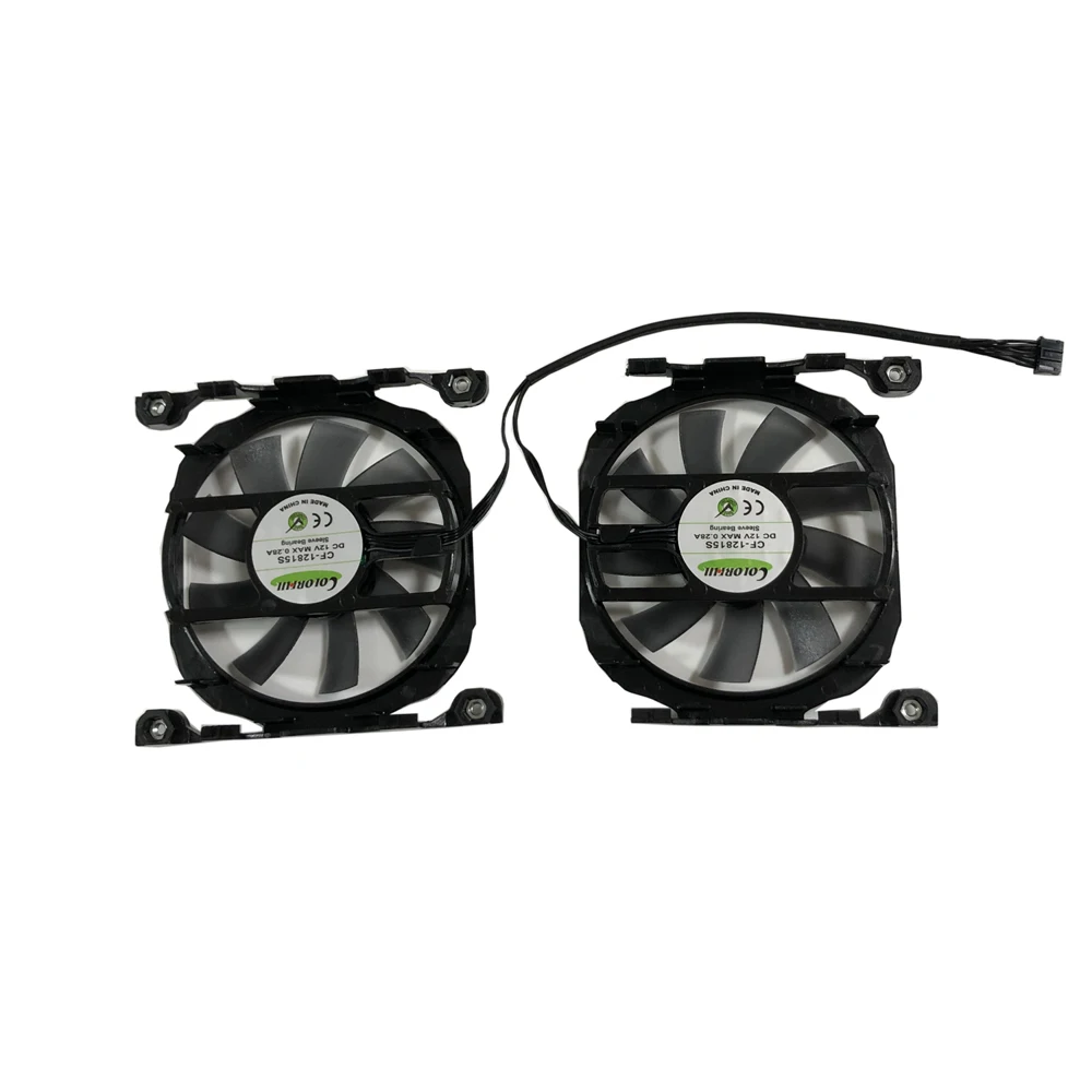 GPU 쿨러, 비디오 선풍기, CF-12815S 2 개 세트, Inno3D GTX 760 HerculeZ 2000s 2GB, INNO3D GTX 1070Ti X2 V2