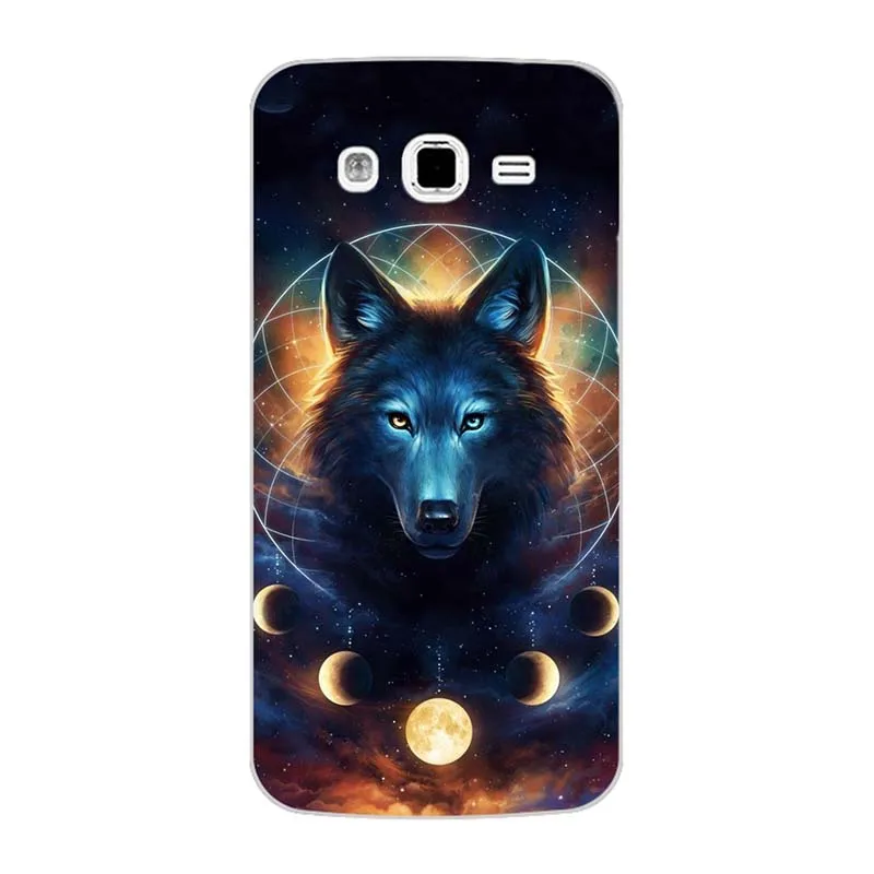 A116 Чехол для телефона samsung Galaxy Grand 2 Duos G7100 G7105 G7106 G 7106 SM-G7102 G7102 G 7102 крышка мультфильм волк Роза телефон оболочка HD - Цвет: A116
