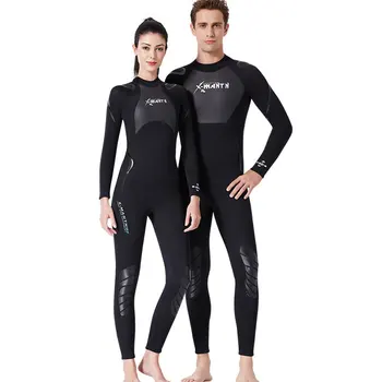 

3mm wetsuit male one-piece warm diving suit women long-sleeved cold-proof snorkeling winter swimsuit pants