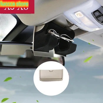 

Car styling Sunglasses storage Box Organizer Eye Glasses Holder Box Case For BMW X5 X6 E70 E71 F15 F16 Auto Accessories