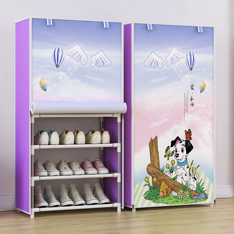 

Multilayer Nonwoven Shoe Rack Easy to Assemble Shoe Rack Organizer Cabinet Space Saving Household Finishing Shoes Home Furniture