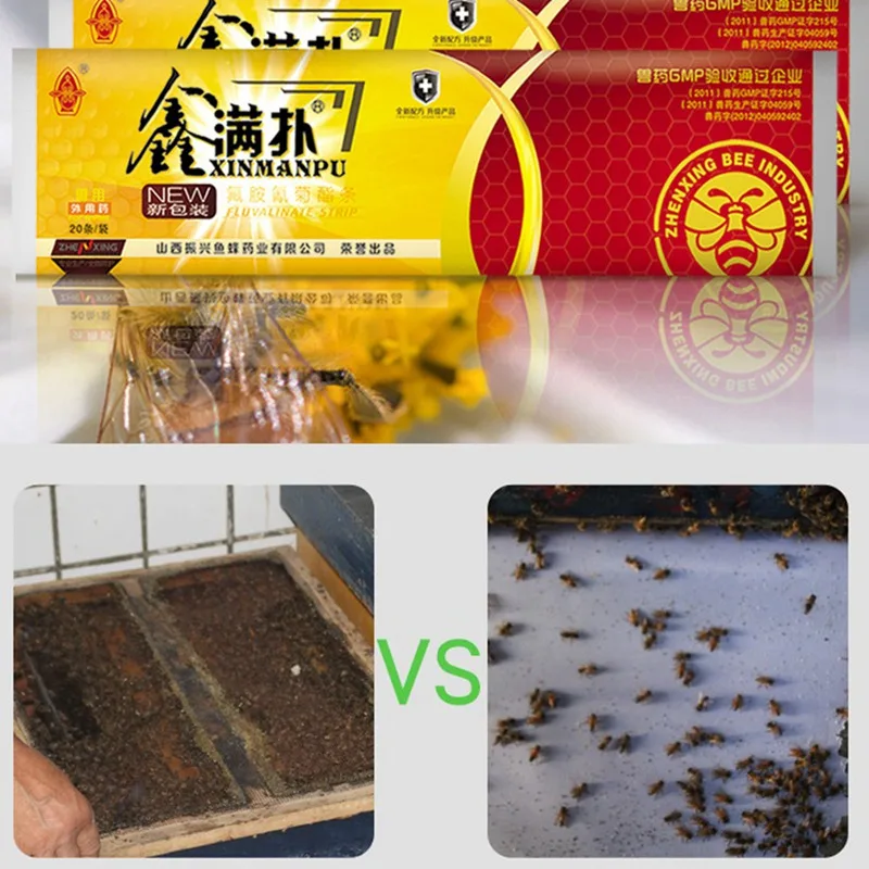 Профессиональный Пчеловодство медицина пчела против пчелиного клеща полосы клеща убийца и контроль пчеловодства фермы лекарств