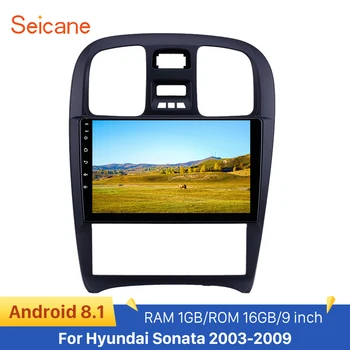 

Seicane 9 inch Car GPS Navigation Radio Android 9.0 Multimedia Player for Hyundai Sonata 2003-2009 support Carplay TPMS DVR