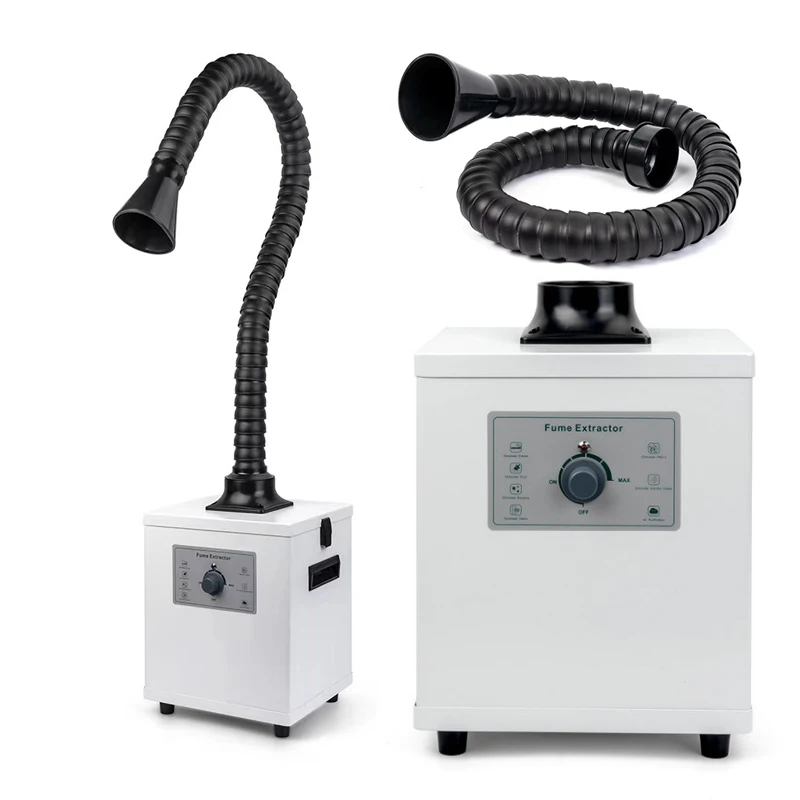 

TBK Soldering Smoke Cleaner Smoke Dust Purifier Two Heads Smoke Purification Fume Extractor Air Cleaner Filter dust clean room