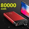 Banco de energía de 80000mAh, carga rápida, USB Dual, gran capacidad, portátil, para IPhone, Xiaomi, Samsung ► Foto 1/6