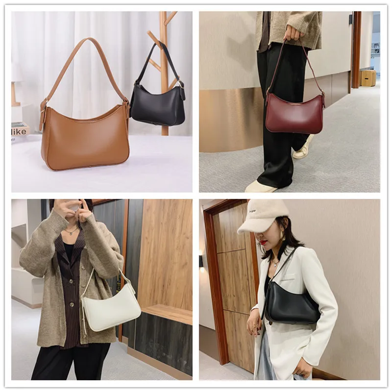 1 Set Handmade Handbag Shoulder Strap Brown Black White Woven Bag Sewing PU Material Bag Set For Diy Bag Backpack
