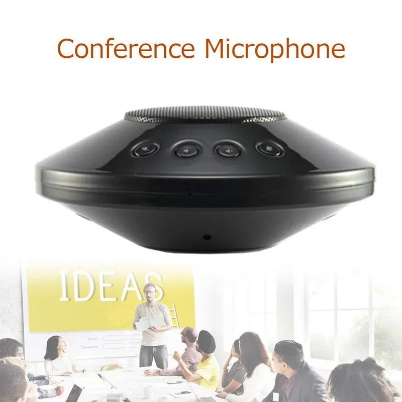 360 ° стерео всенаправленный микрофон видео конференц-динамик Usb Plug-And-Play для ПК