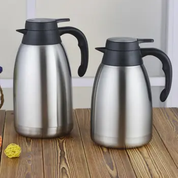 

Stainless Steel Thermos Flask Carafe Double Wall Vacuum Insulated Press Button