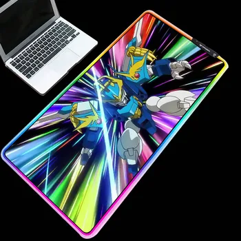 

RGB exquisite mouse pad anime pattern desk pad USB interface high quality LED lighting lighting gaming keyboard pad