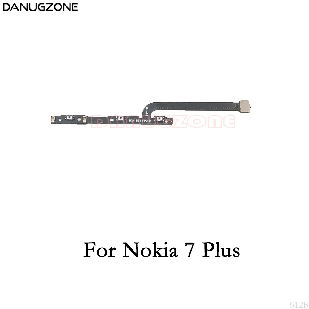 For Nokia 7 Plus Кнопка питания Кнопка переключения громкости кнопка отключения звука вкл/выкл гибкий кабель для Nokia X6 5 6 7 8 2 XL X2 X5/7 Plus/3 3,1 Plus 3,1 - Цвет: For Nokia 7 Plus