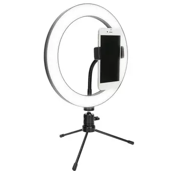 

Led Light 3 Color Temperature Adjustment Color Temperature 2700-6500k Dimmable LED Live Studio Photography Selfie Makeup Fill