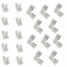 20 шт. фитинг коннектор, светильник, разъем для пайки, быстрый коннектор, светильник светодиодный для RGB, одноцветный светодиодный светильник