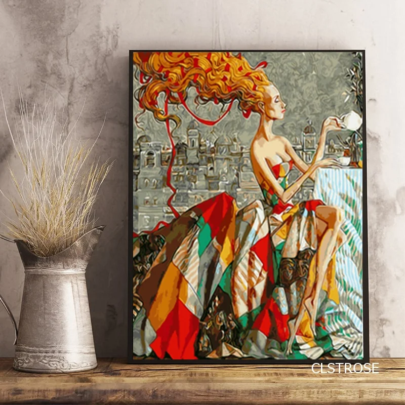 Nordic Restoring Ancient Ways Style Creative Posters Figure Art Canvas Pictures For Living Room Decorative Painting Unframed | Дом и сад