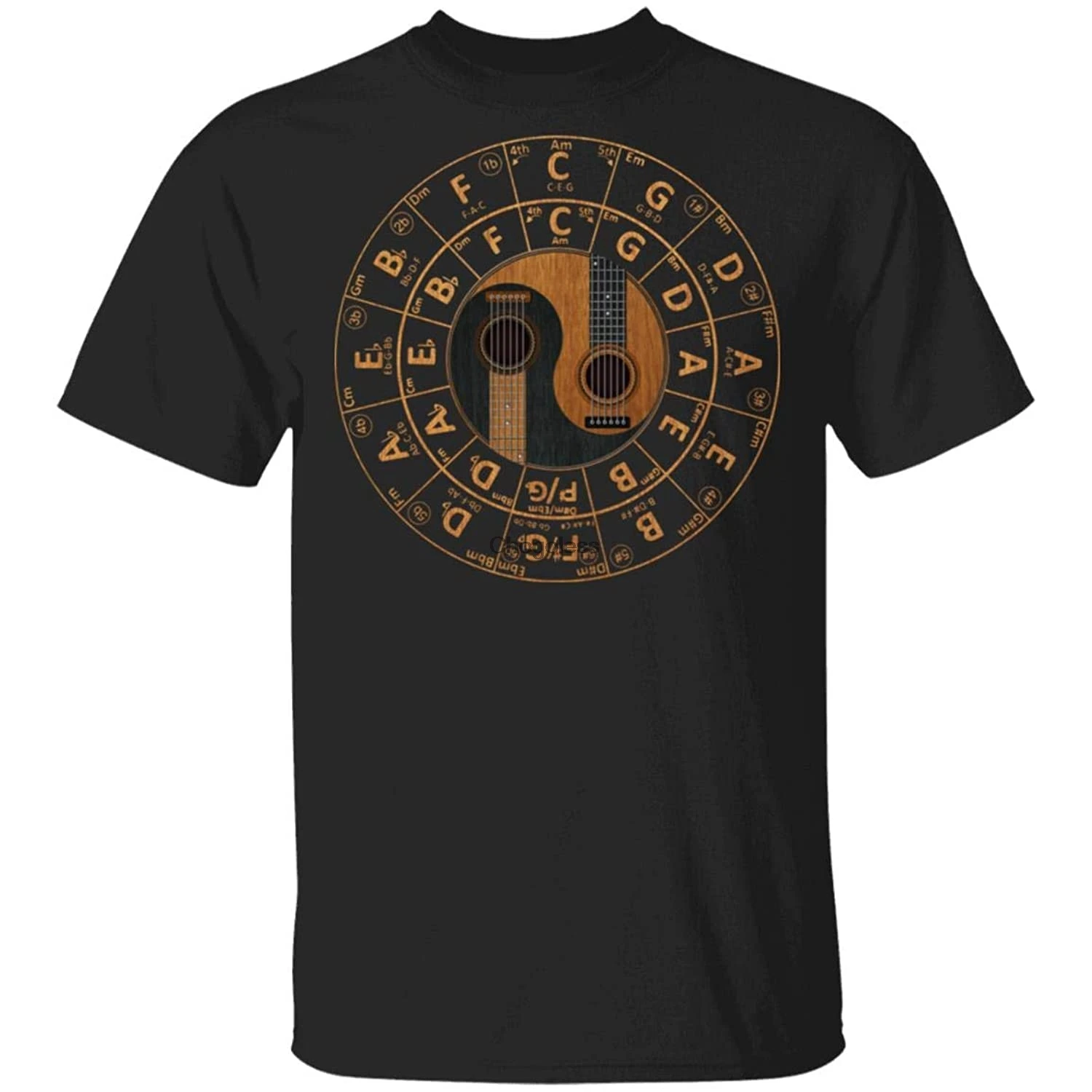 Guitar Chords TShirt Funny Shirt M Unisex TShirtBlack | Мужская одежда
