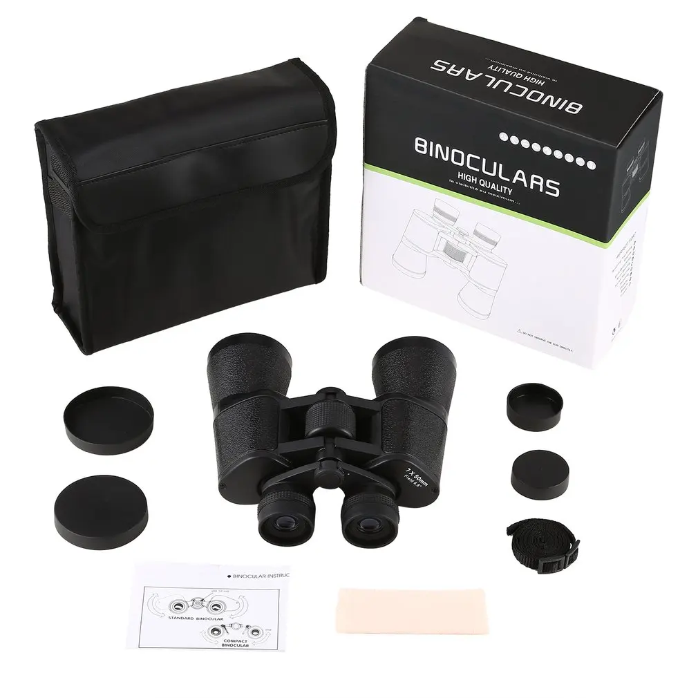 

Waterproof Shockproof Adjustable Handheld 7 x 50 Optical Binoculars BAK-4 Prisms for Recreational Boaters Sailors Anglers