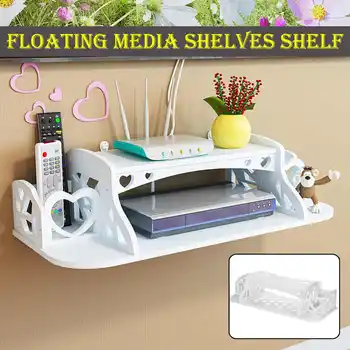 

High quality Free punching shelf simple TV set-top box shelf router storage racks garden living room decoration