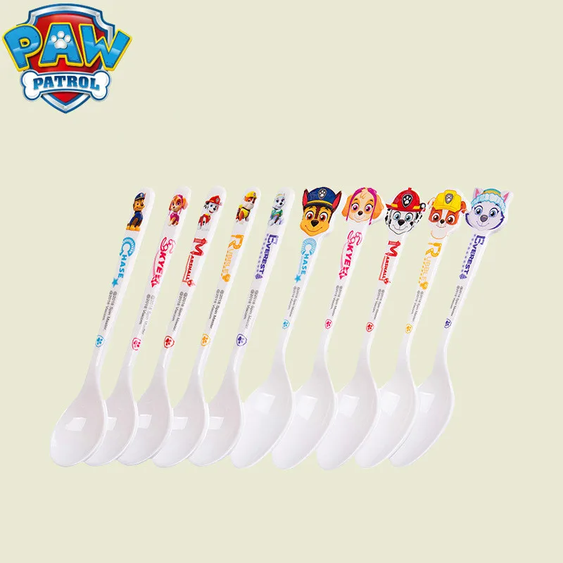 

PAW Patrol Cute Children's Milk Spoon Figure Marshall Chase Everest Puppy Print Party Kids Birthday Children Gift Utensils