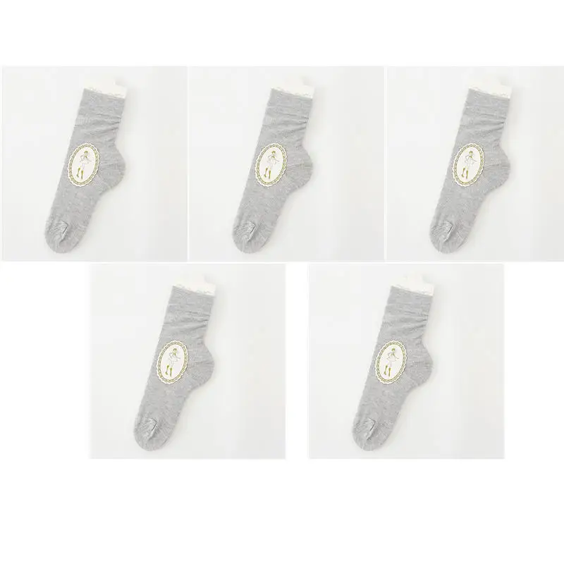 5 пар, 10 цветов,, повседневные Модные женские теплые толстые высокие белые, черные, винно-красные носки, ворсовые носки, одноцветные, удобные - Цвет: 2