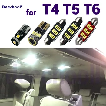 

34 x LED Canbus footwell lamp bulbs+ interior overhead map light Kit for VW Volkswagen T4 T5 T6 Multivan Caravelle Transporter