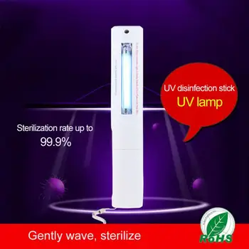 

Mini Handheld Disinfection Bactericidal Lamp Portable UVC Sterilization Stick Home UVC Germicidal Rodc UV Lamp