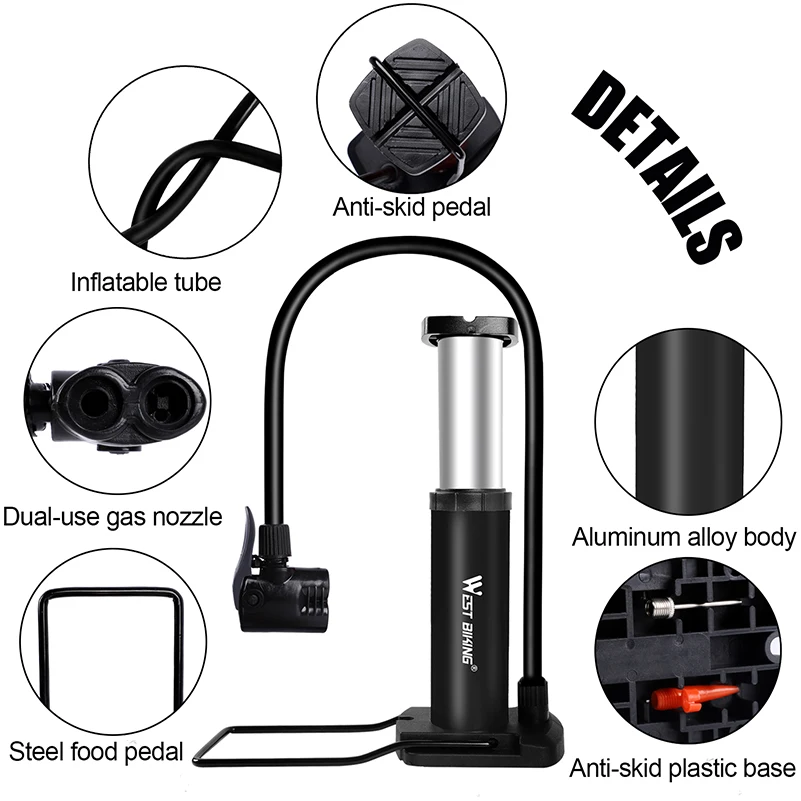 High Pressure Bicycle Pump