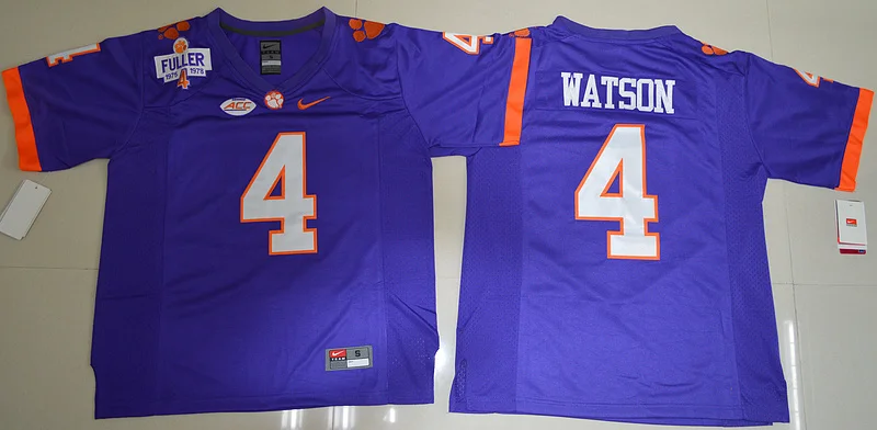 Новейший Clemson Tigers DeShaun Watson, Sammy Watkins, Wayne Gallman II, Artavis Scott Ben Boulware для мужских Джерси - Цвет: color as photo