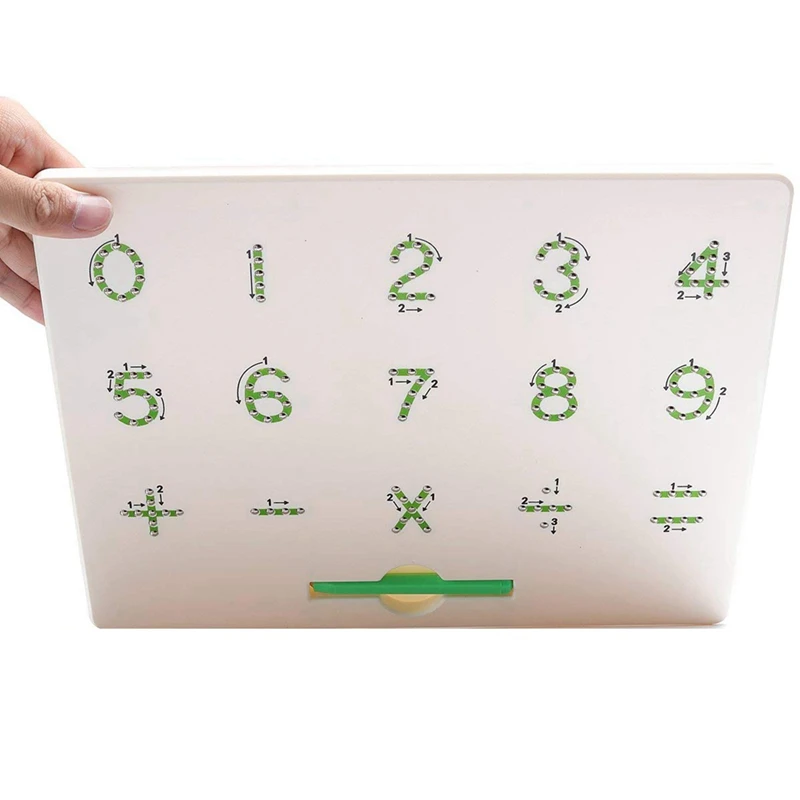 От 0 до 9 цифр магнитная доска для детей обучающая игрушка магнитные шарики планшет детские игрушки для рисования для детей