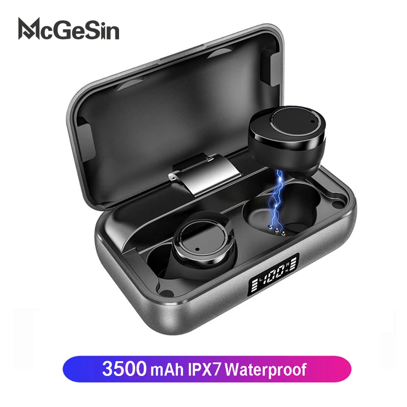 X13 TWS Wireless Bluetooth Headset Touch Control Wireless Earbuds Noise Reduction Sport Earphone IPX7 Waterproof With Microphone