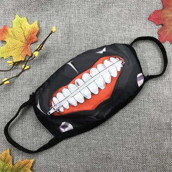 

Tokyo Ghoul Kaneki Ken Mask Face Masks Cosplay Anime Dustproof Zipper Masks Props
